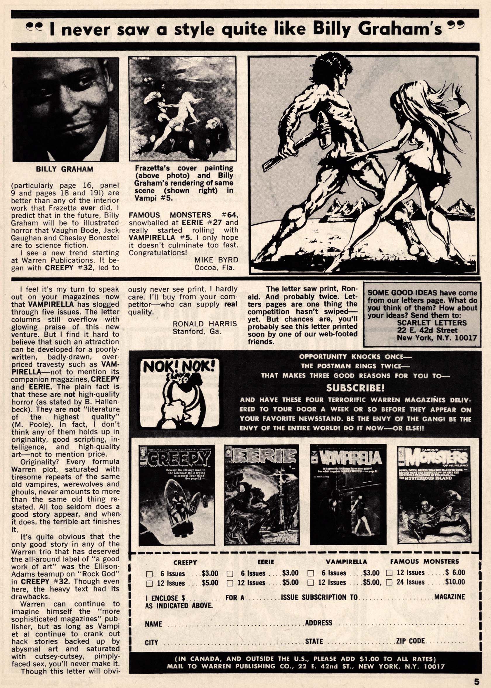 Read online Vampirella (1969) comic -  Issue #7 - 5