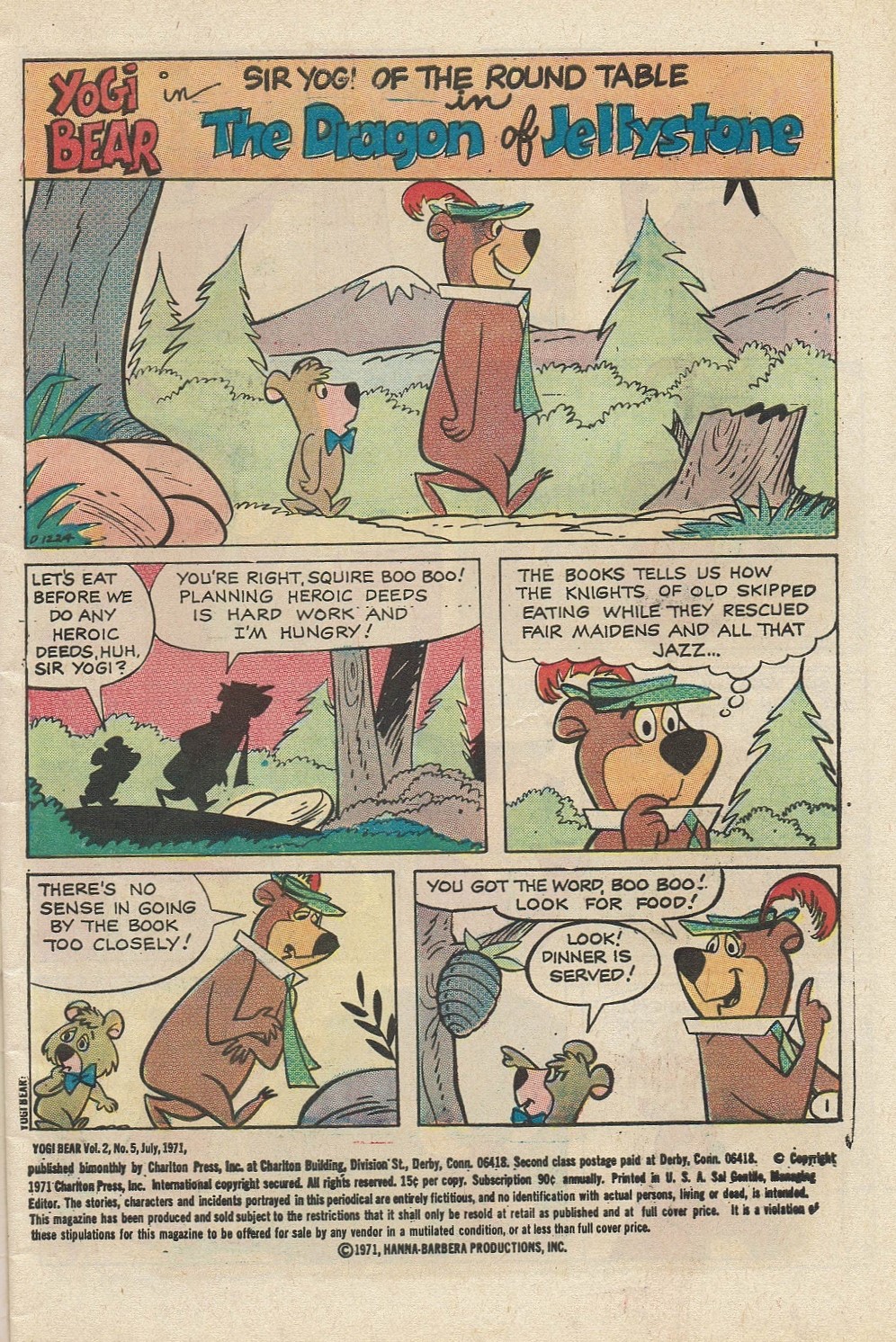 Read online Yogi Bear (1970) comic -  Issue #5 - 3