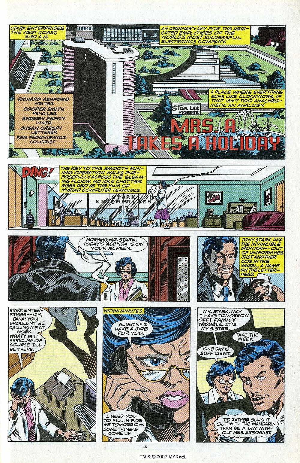 Read online Iron Man (1968) comic -  Issue # Annual 13 - 47