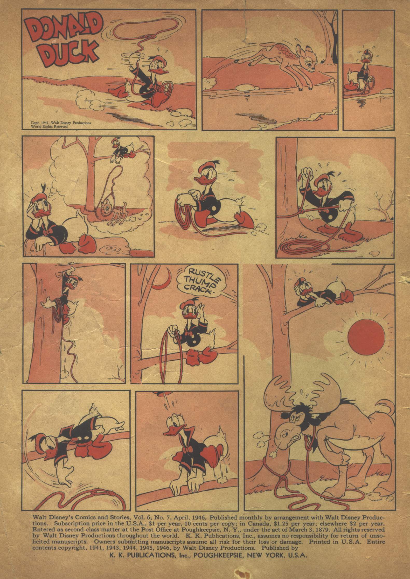 Read online Walt Disney's Comics and Stories comic -  Issue #67 - 2