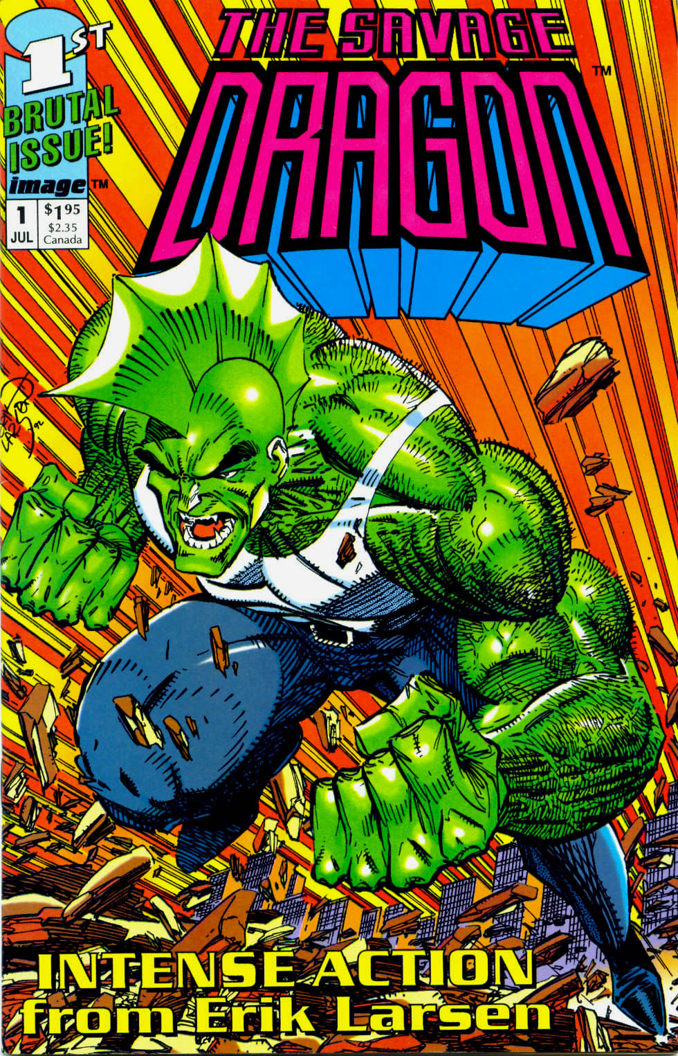 Read online The Savage Dragon (1992) comic -  Issue #1 - 1