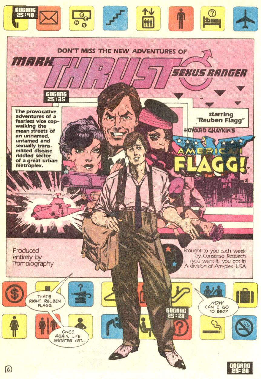 Read online American Flagg! comic -  Issue #1 - 7