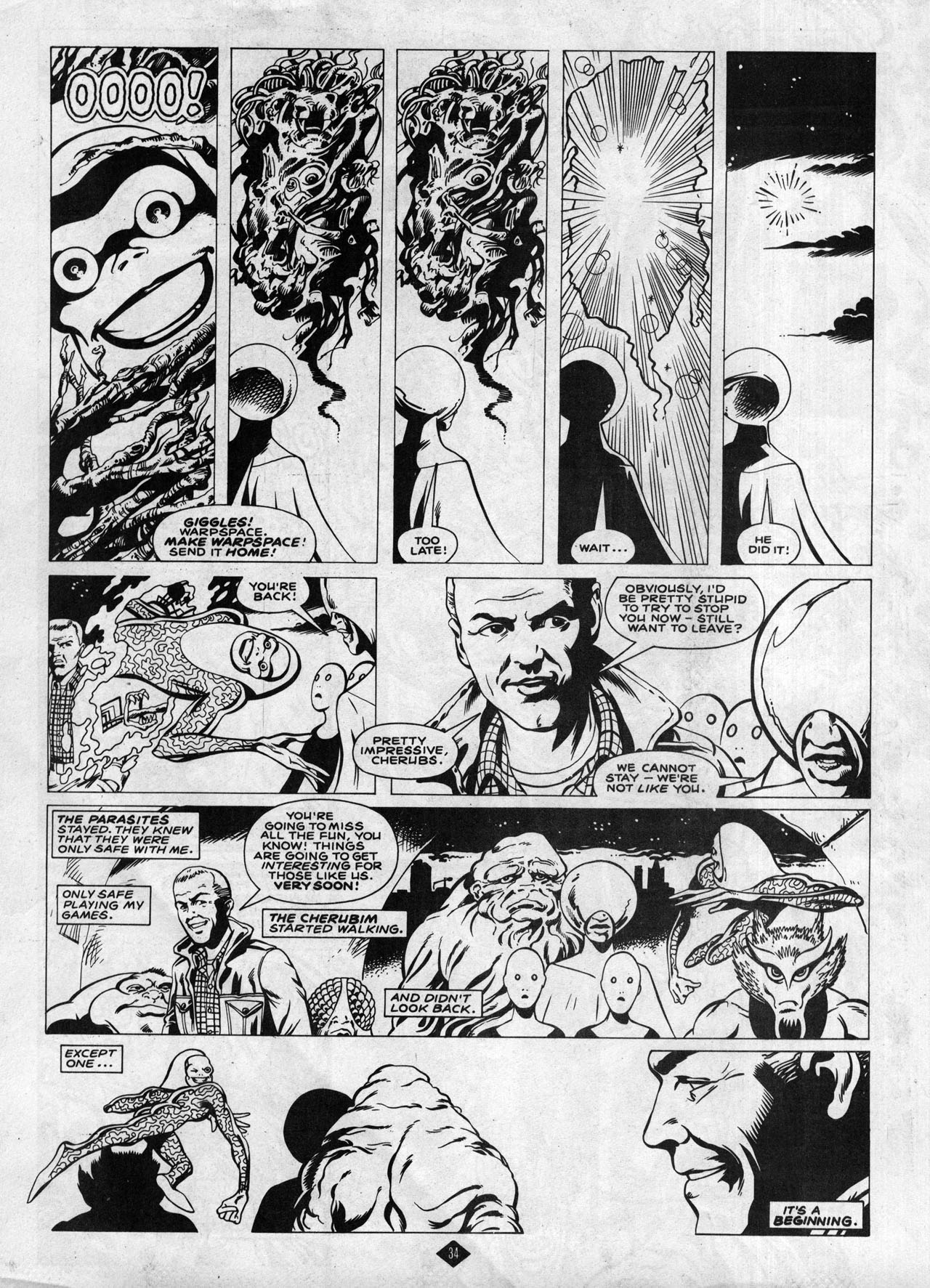 Read online Captain Britain (1985) comic -  Issue #14 - 34