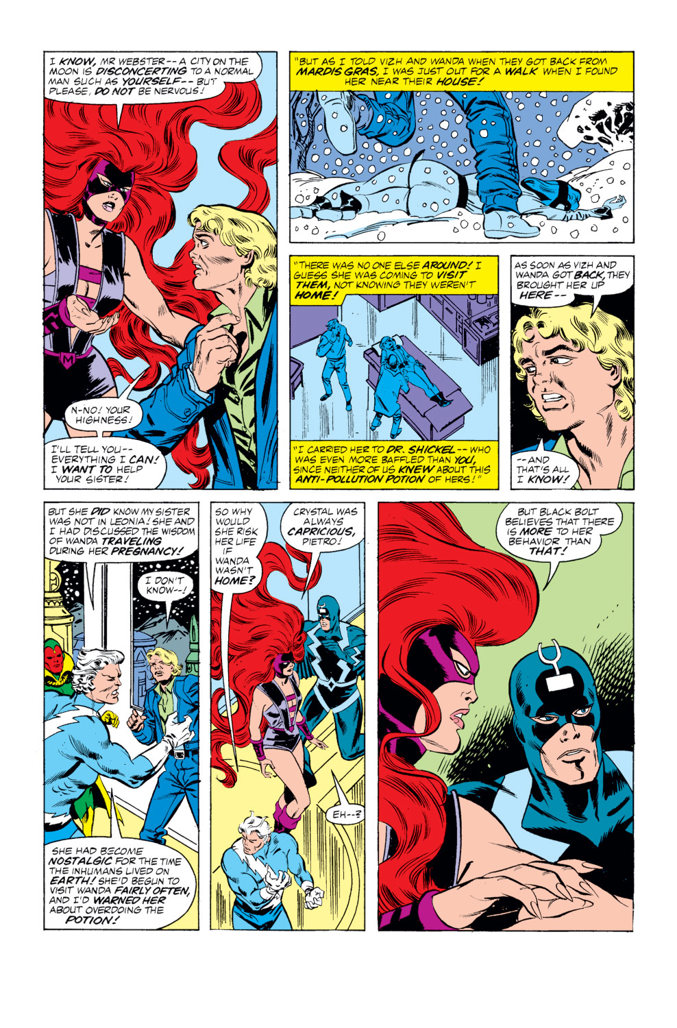 Read online The Vision and the Scarlet Witch (1985) comic -  Issue #10 - 4