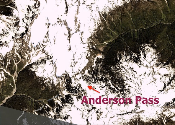 Snowpack Anderson Pass, Olympic National Park Anderson Pass June 2017
