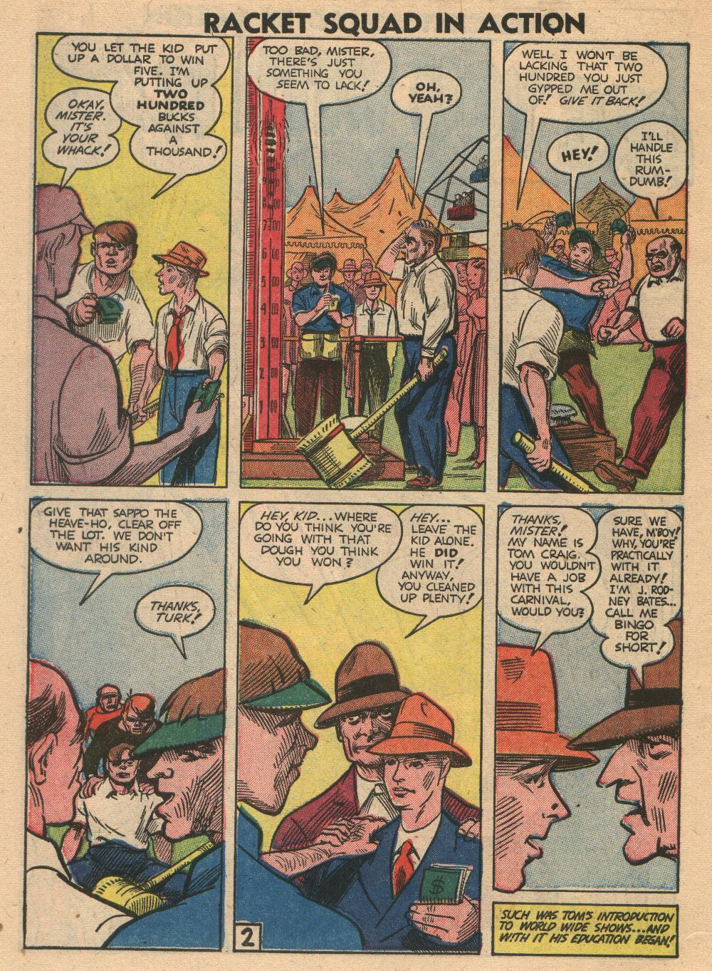 Read online Racket Squad in Action comic -  Issue #2 - 10