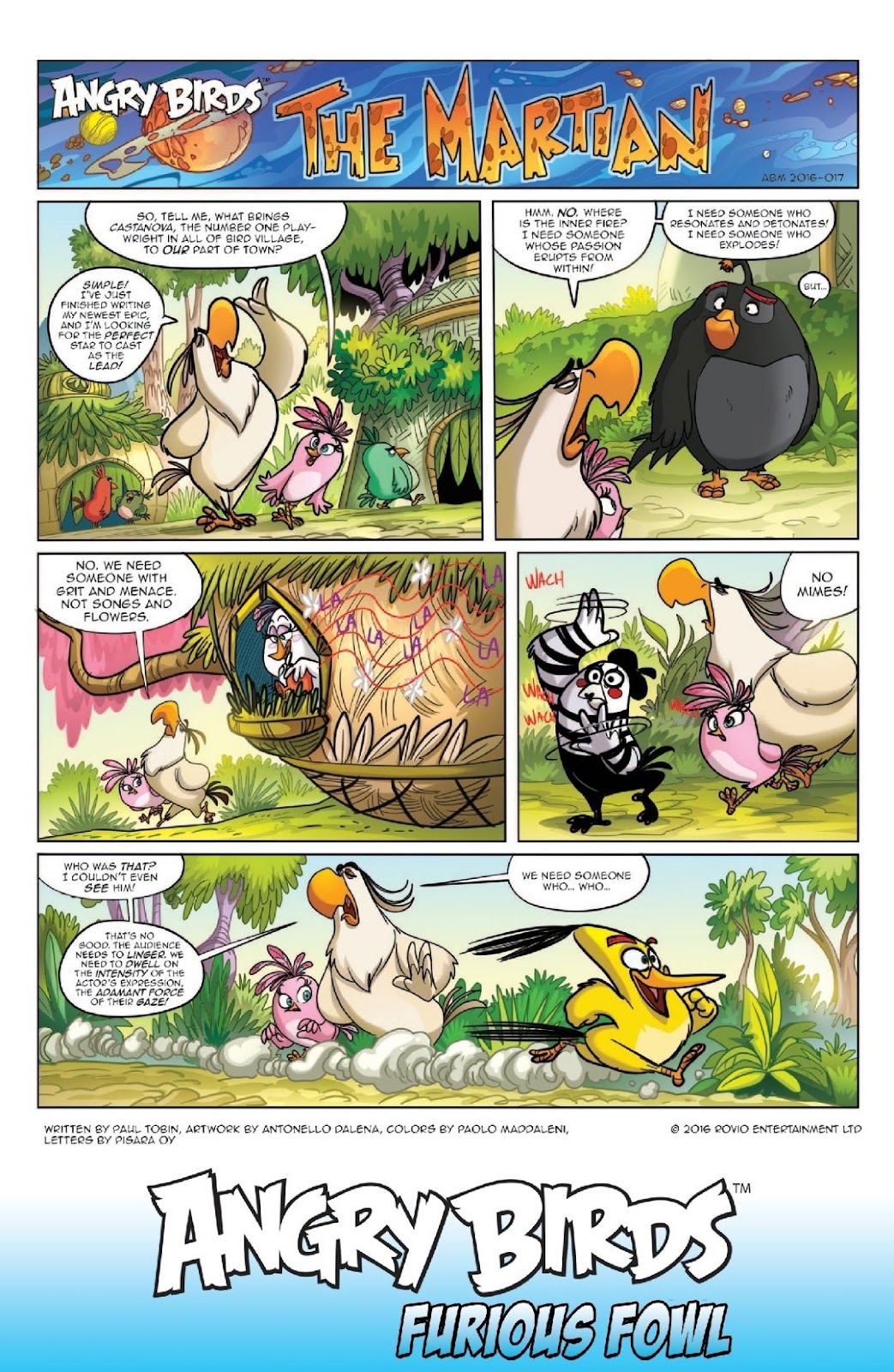 Angry Birds Comics Quarterly issue Issue Furious Fowl - Page 2