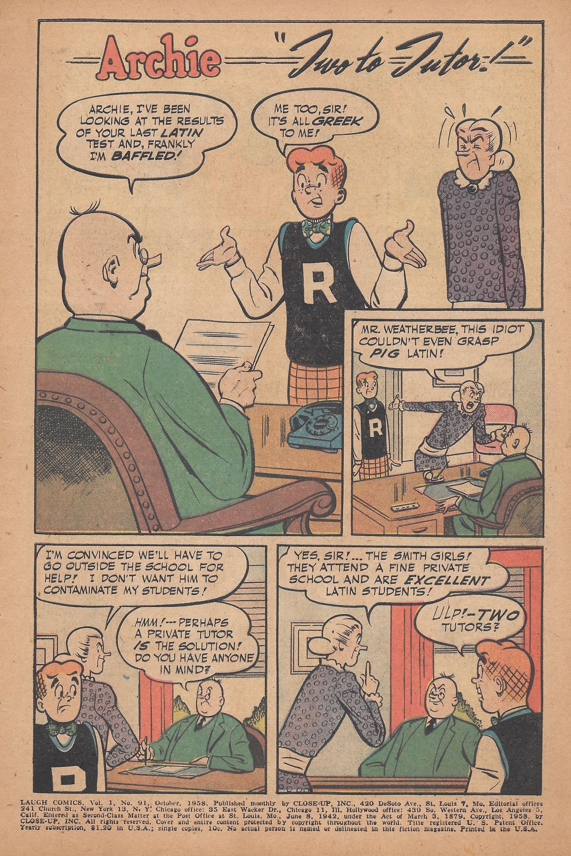 Read online Laugh (Comics) comic -  Issue #91 - 3