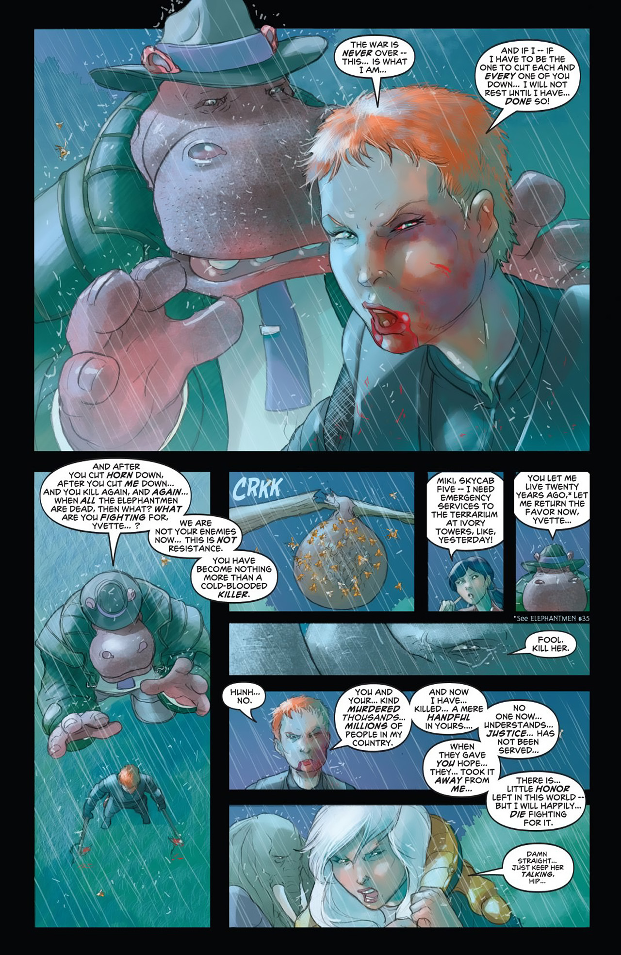 Read online Elephantmen comic -  Issue #39 - 34