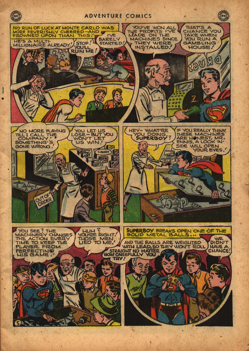 Read online Adventure Comics (1938) comic -  Issue #109 - 7