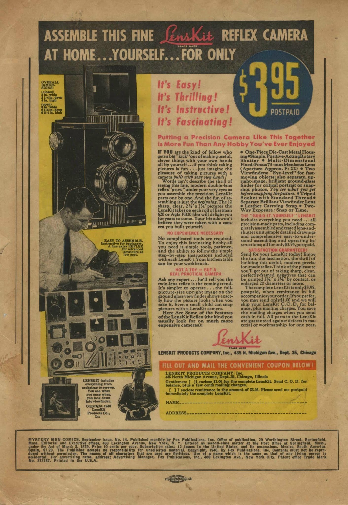 Read online Mystery Men Comics comic -  Issue #14 - 2