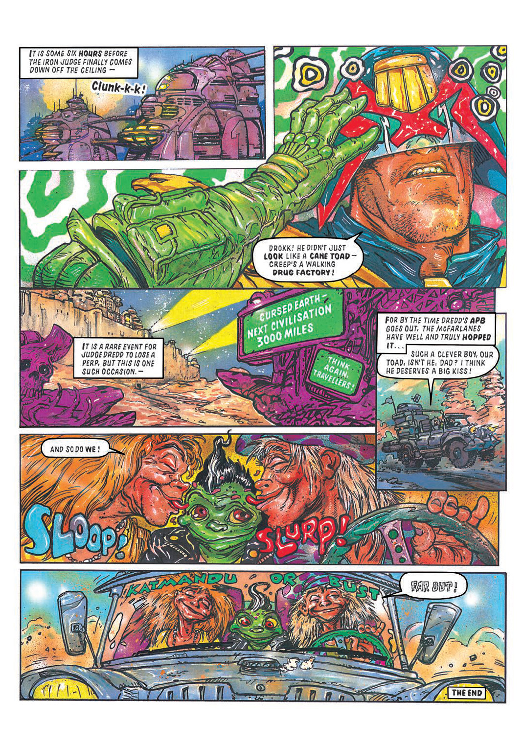 Read online Judge Dredd [Collections - Rebellion] comic -  Issue # TPB Judge Dredd - Heavy Metal Dredd - 125