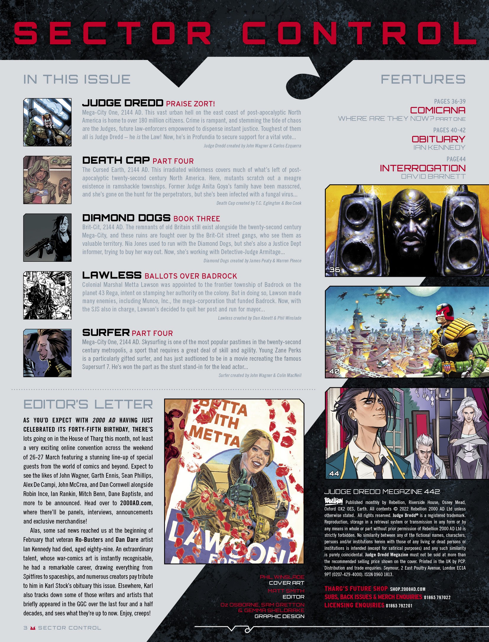 Read online Judge Dredd Megazine (Vol. 5) comic -  Issue #442 - 3