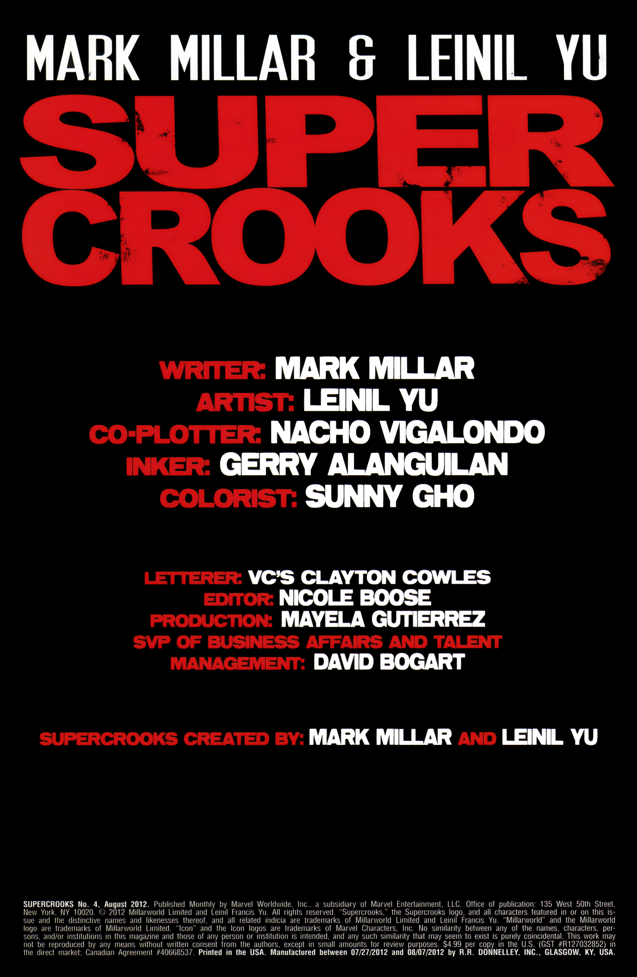 Read online Supercrooks comic -  Issue #4 - 2