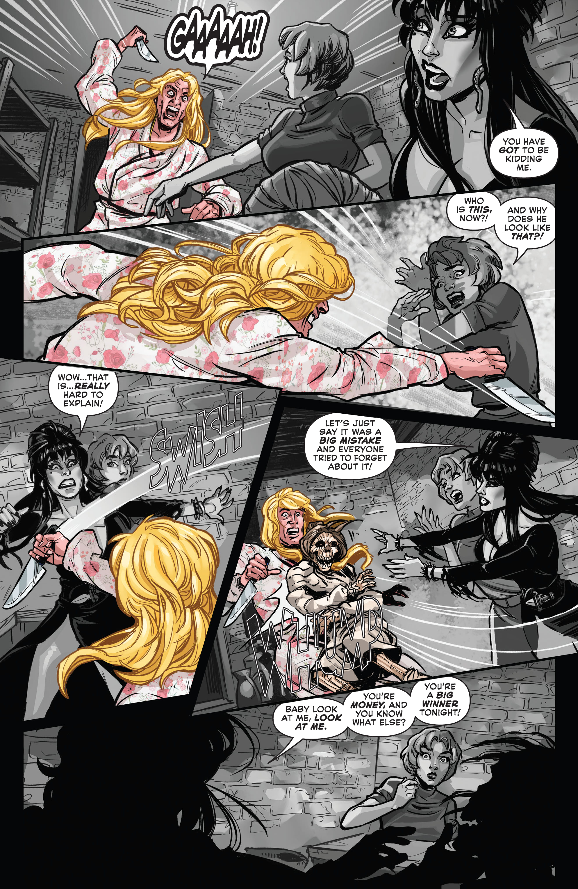 Read online Elvira in Horrorland comic -  Issue #1 - 21
