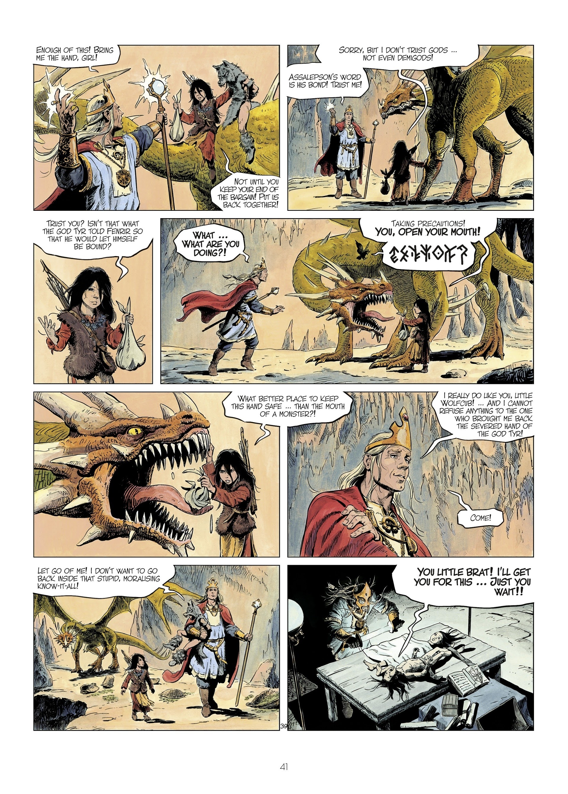 Read online The World of Thorgal: Wolfcub comic -  Issue #3 - 43