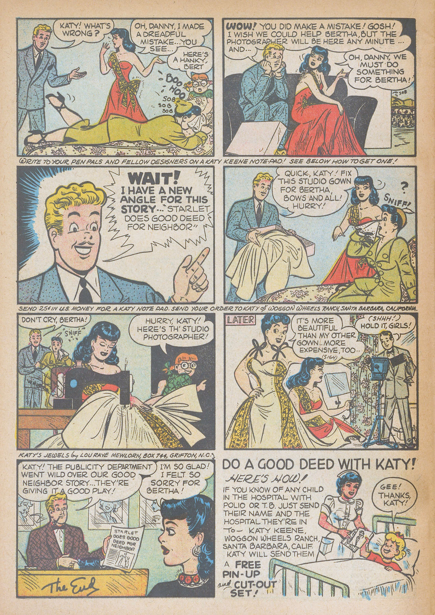 Read online Katy Keene (1949) comic -  Issue #18 - 24