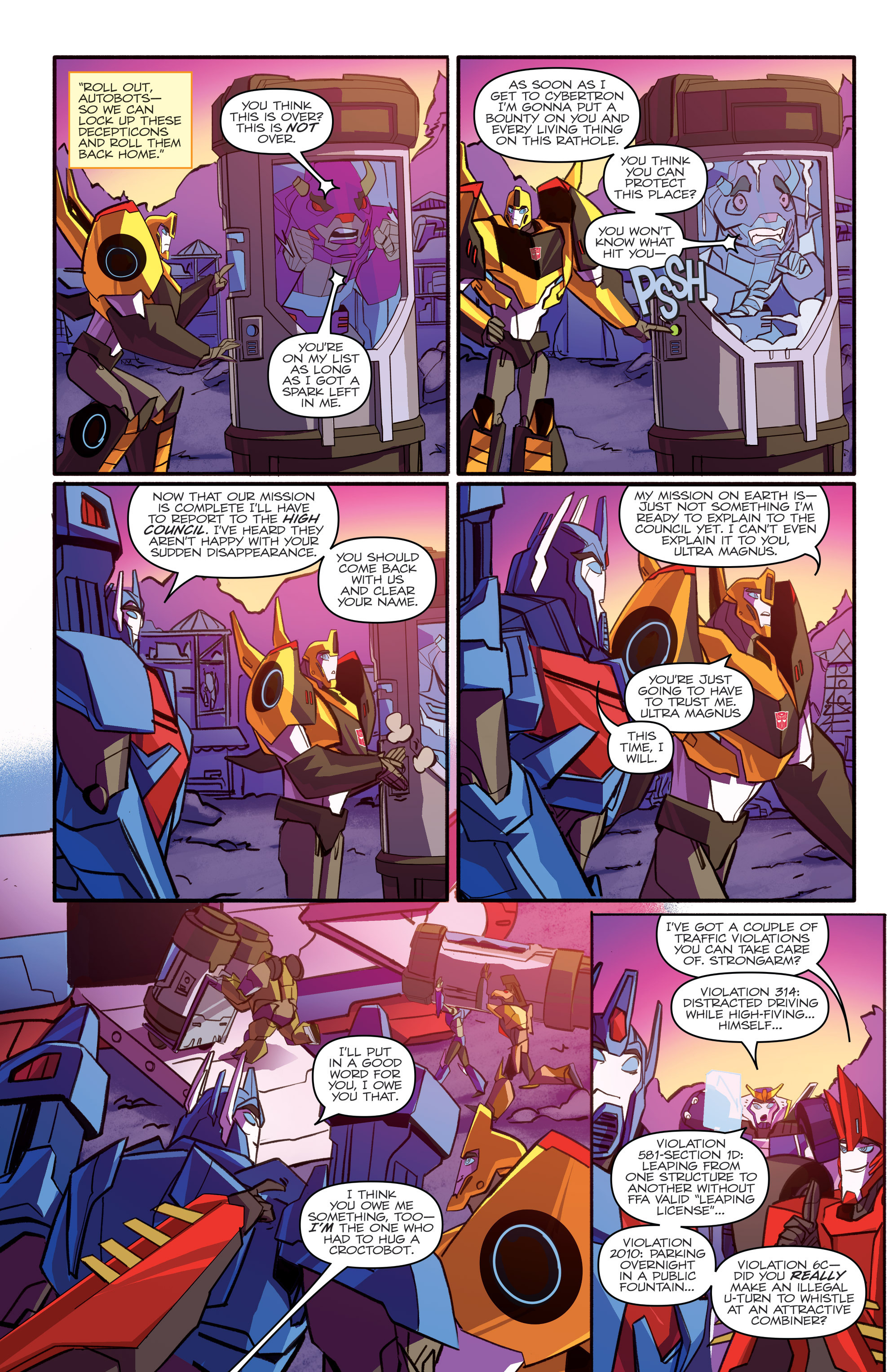 Read online Transformers: Robots In Disguise (2015) comic -  Issue #4 - 23