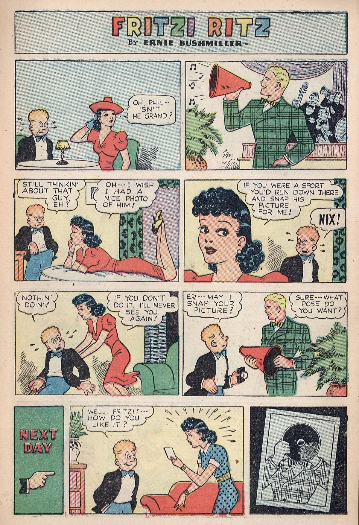 Read online Fritzi Ritz (1953) comic -  Issue #5 - 13