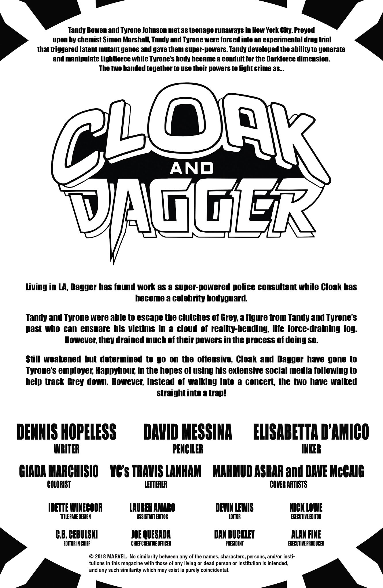 Read online Cloak and Dagger (2018) comic -  Issue #6 - 2