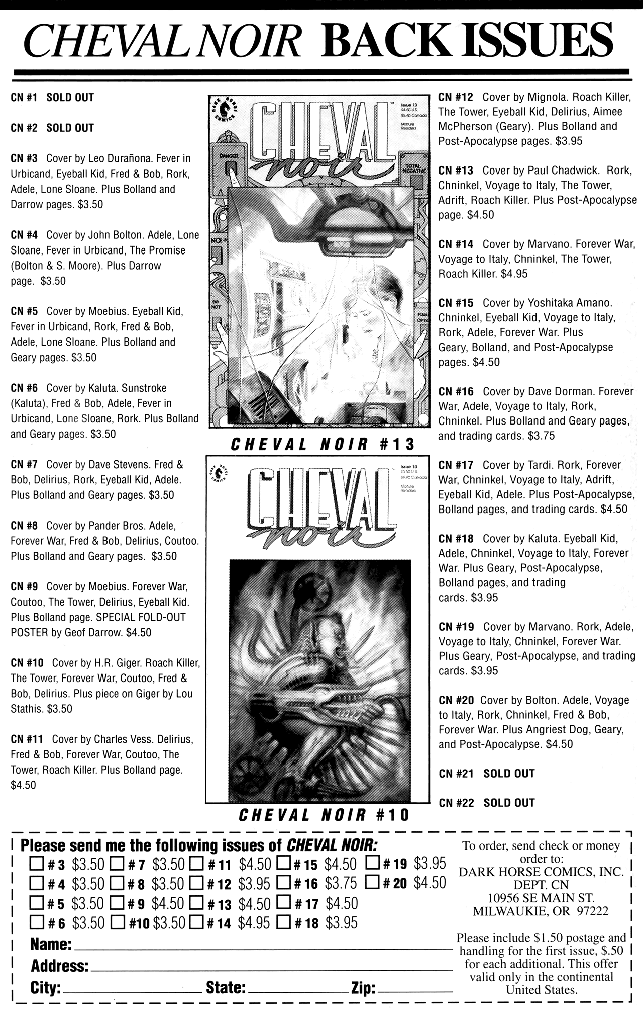 Read online Cheval Noir comic -  Issue #26 - 65