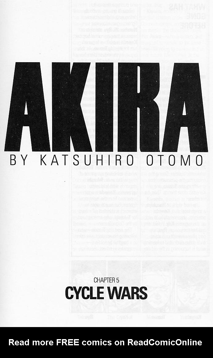 Read online Akira comic -  Issue #5 - 3