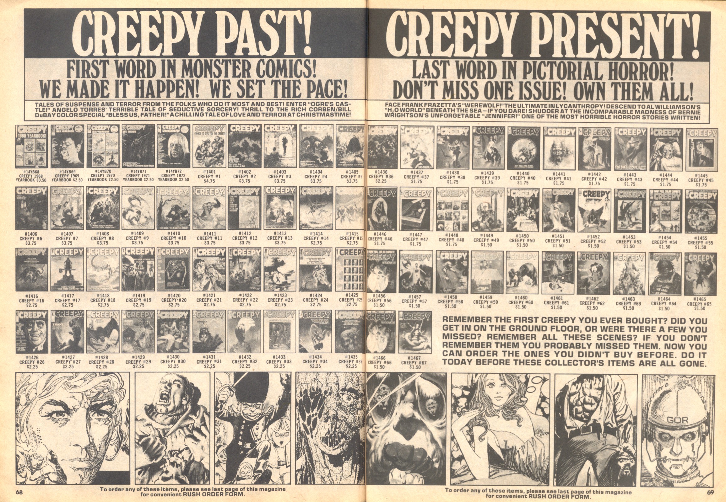 Read online Creepy (1964) comic -  Issue #68 - 67