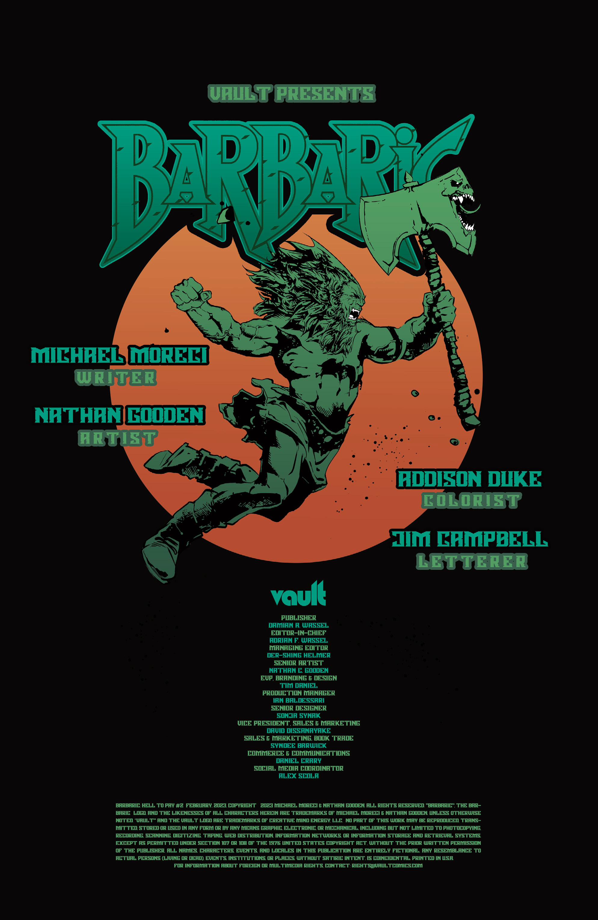 Read online Barbaric Hell to Pay comic -  Issue #2 - 2