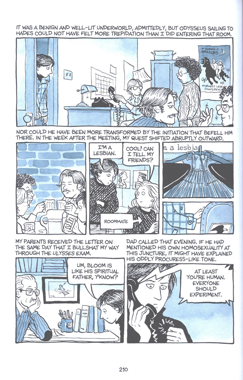 Read online Fun Home: A Family Tragicomic comic -  Issue # TPB - 216