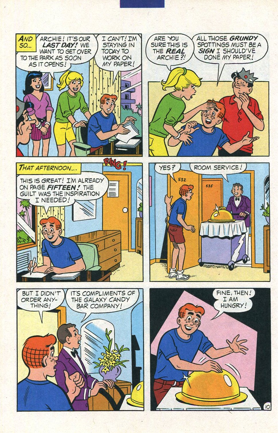 Read online Archie's Vacation Special comic -  Issue #5 - 14