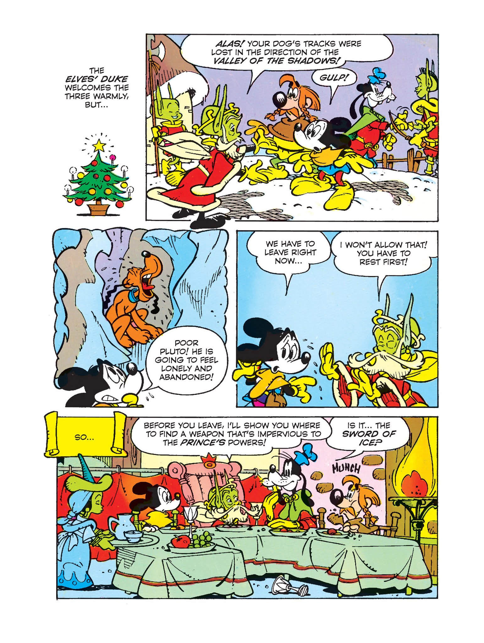 Read online Mickey Mouse in the Sword of Ice comic -  Issue #4 - 36