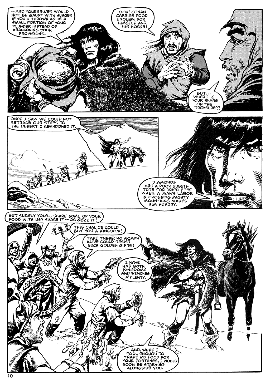 Read online The Savage Sword Of Conan comic -  Issue #110 - 11