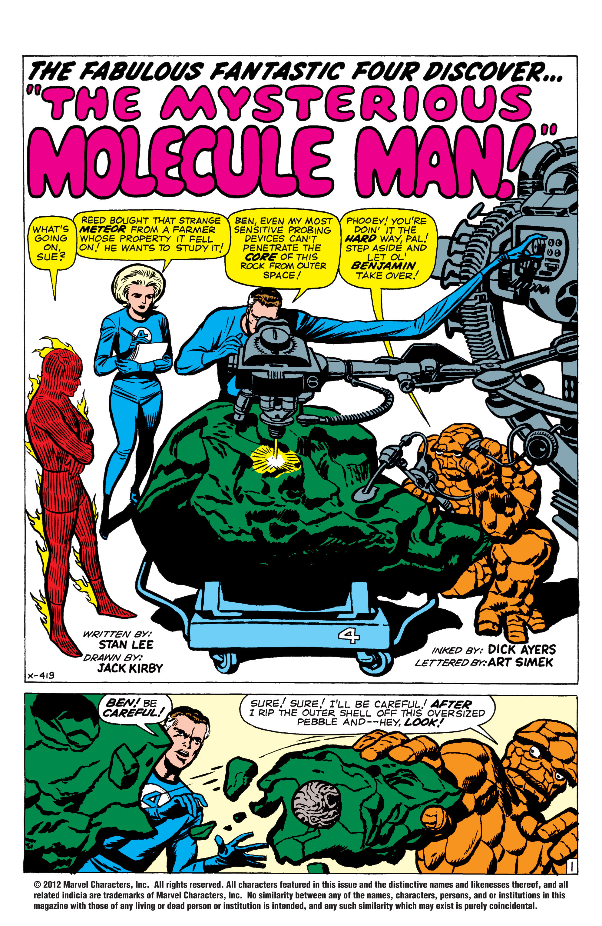 Read online Fantastic Four (1961) comic -  Issue #20 - 2