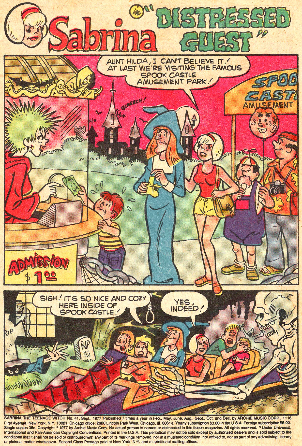 Read online Sabrina The Teenage Witch (1971) comic -  Issue #41 - 3
