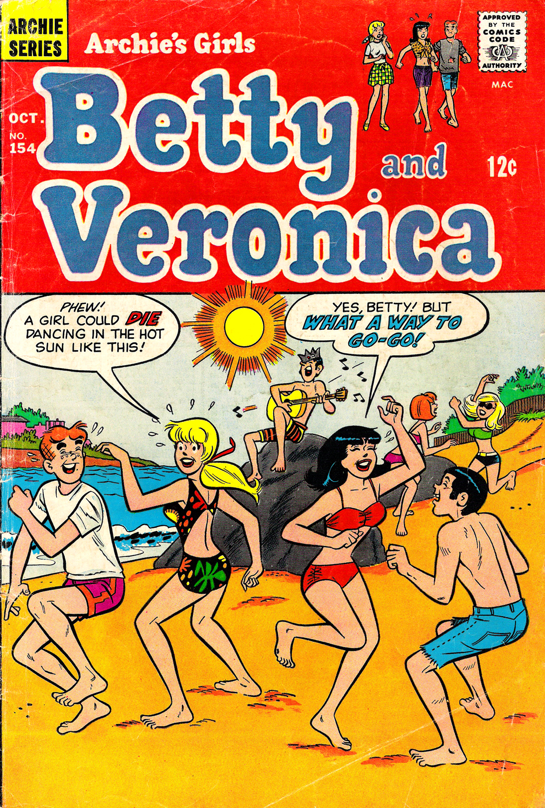 Read online Archie's Girls Betty and Veronica comic -  Issue #154 - 1