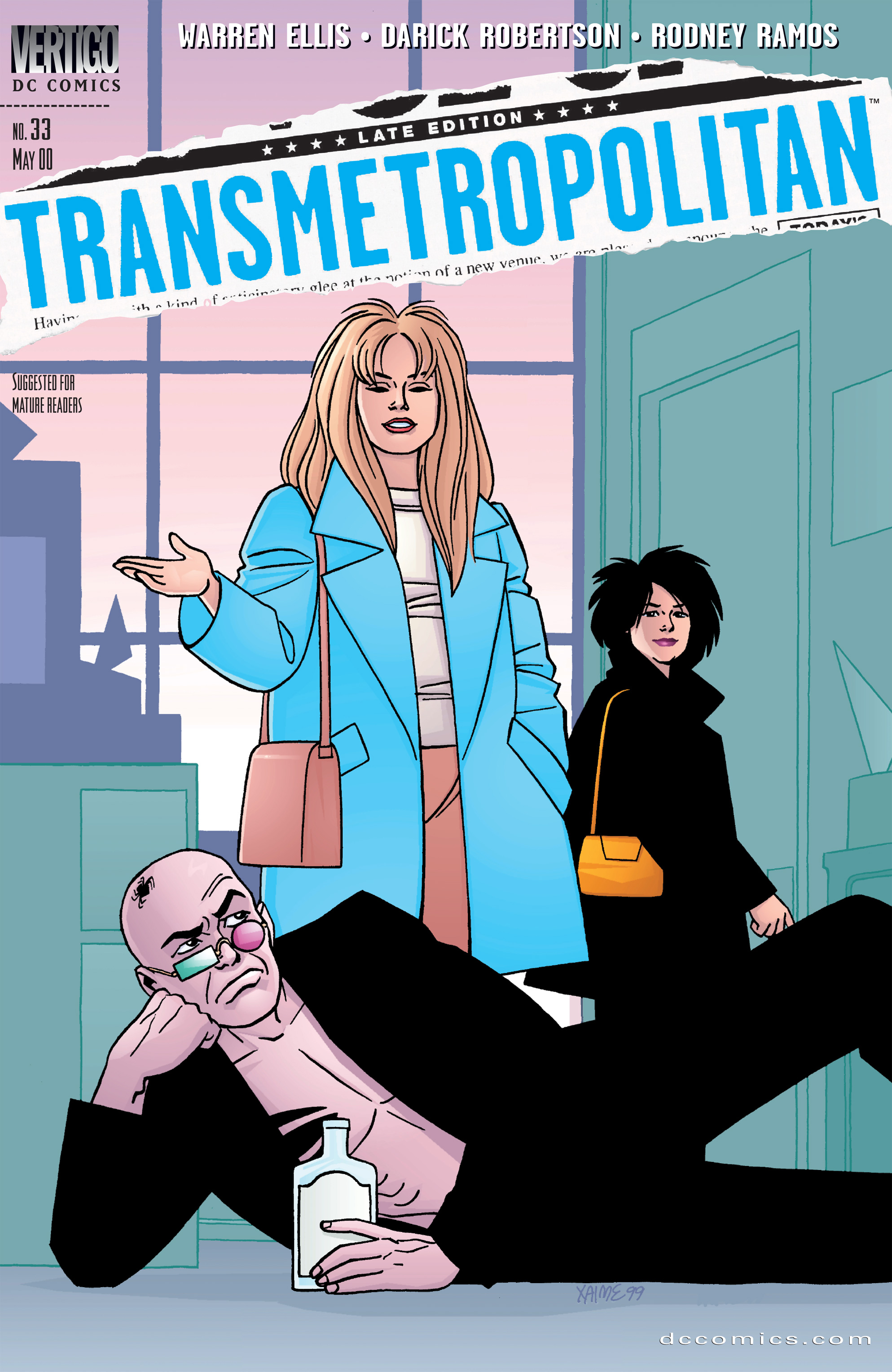 Read online Transmetropolitan comic -  Issue #33 - 1