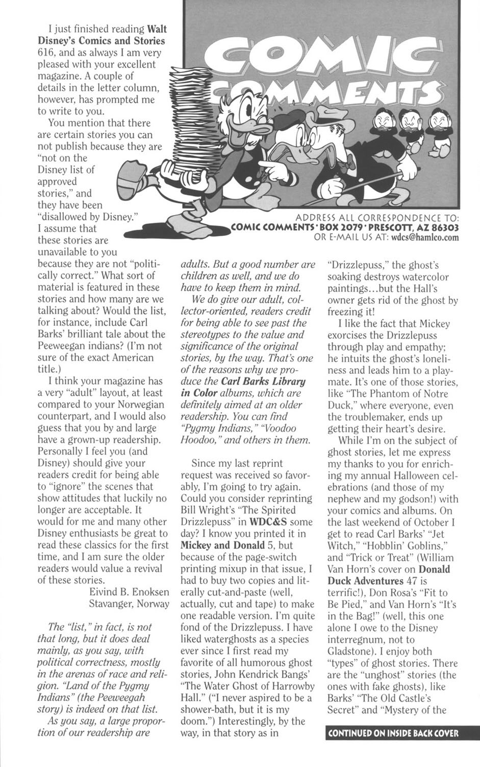 Read online Walt Disney's Comics and Stories comic -  Issue #621 - 2