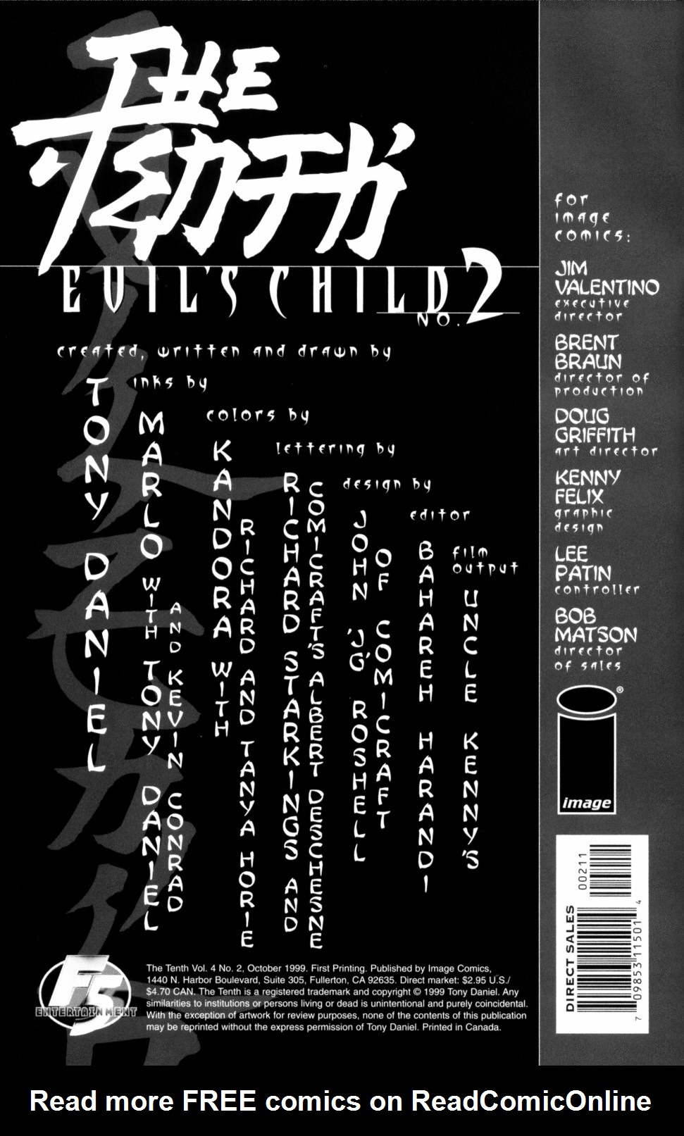 Read online The Tenth: Evil's Child comic -  Issue #2 - 2
