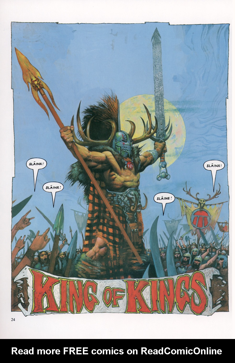 Read online Slaine: The Horned God (1993) comic -  Issue #4 - 25