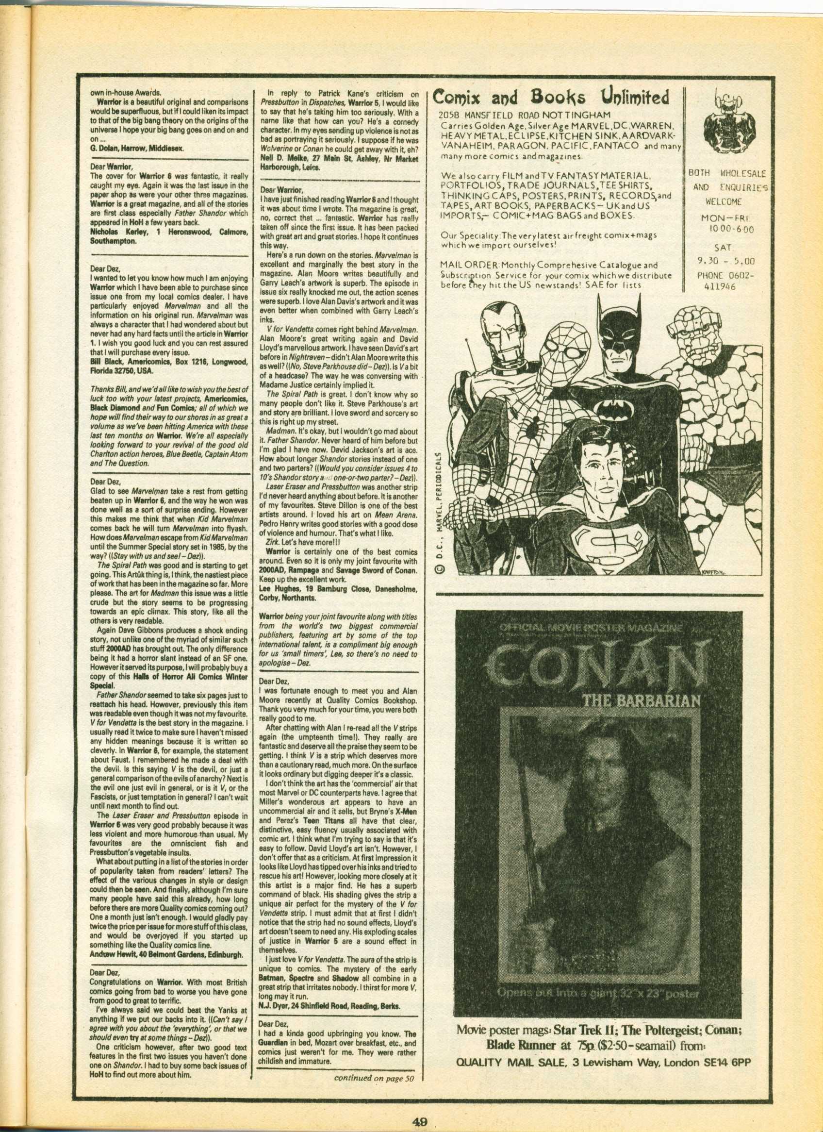 Read online Warrior comic -  Issue #10 - 48