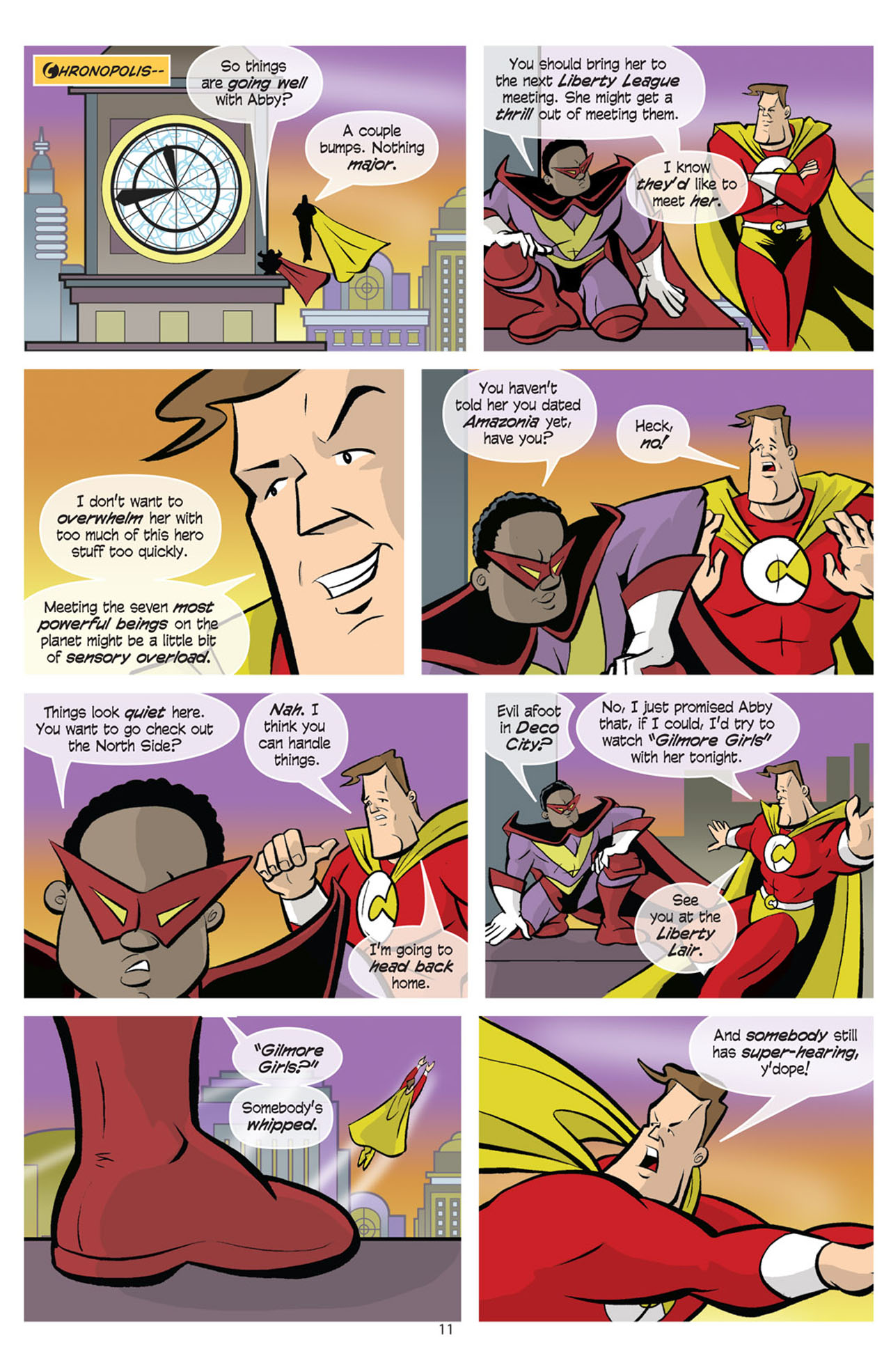 Read online Love and Capes comic -  Issue #1 - 12