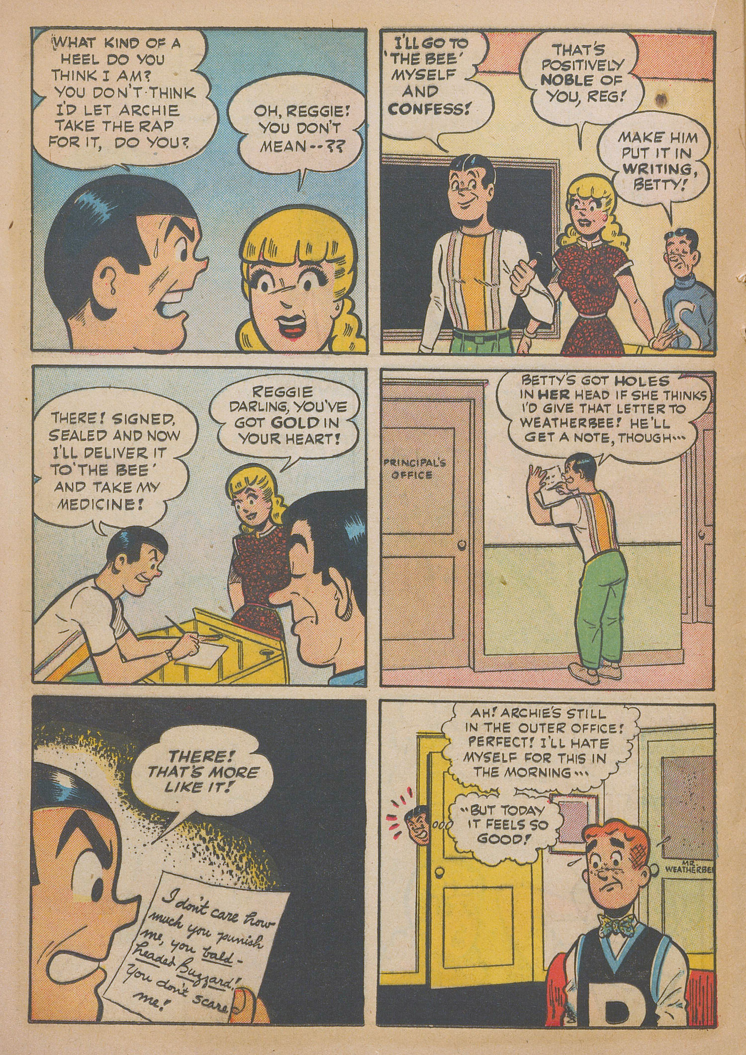 Read online Archie's Rival Reggie comic -  Issue #3 - 16