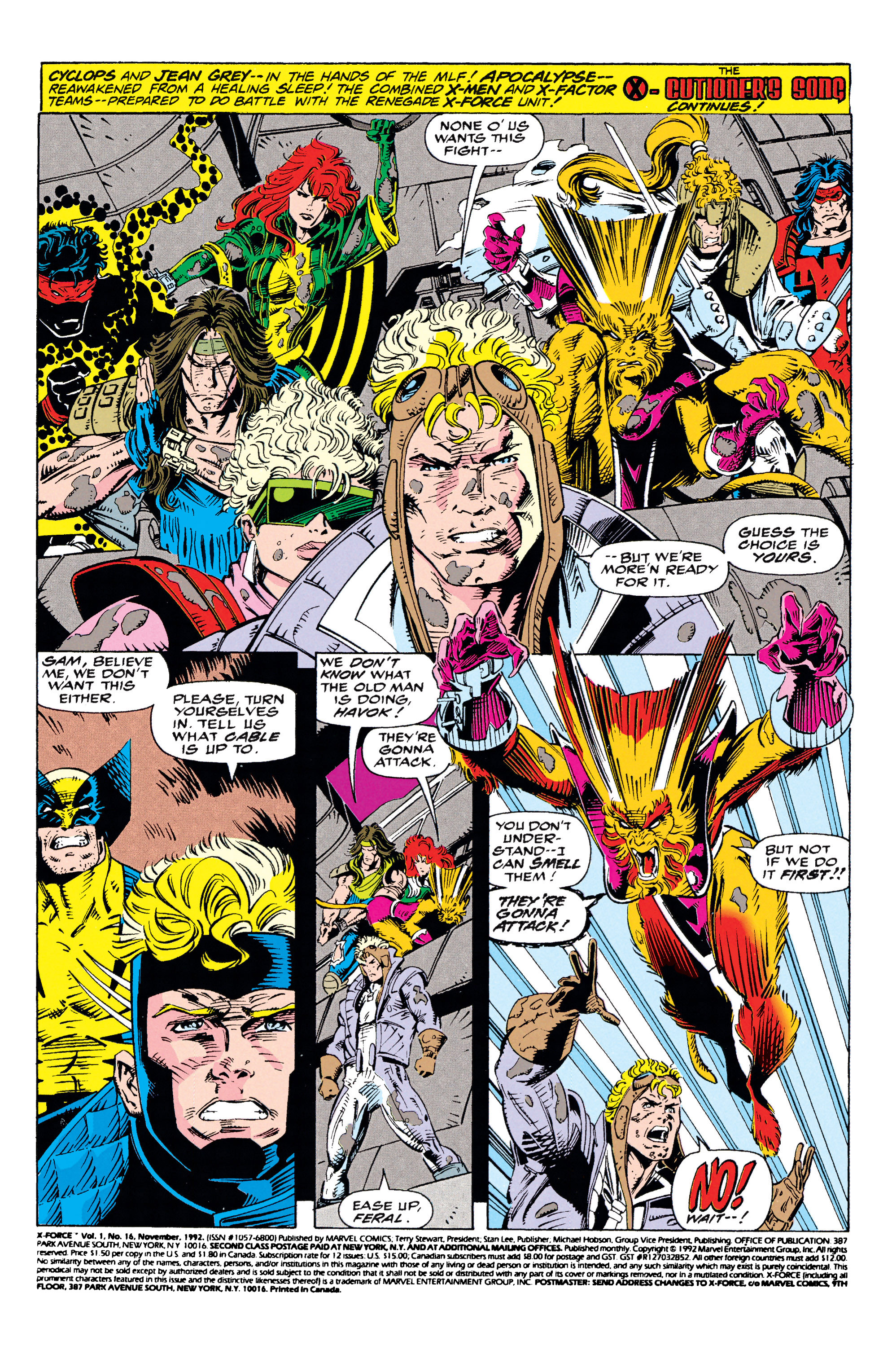 Read online X-Force (1991) comic -  Issue #16 - 2