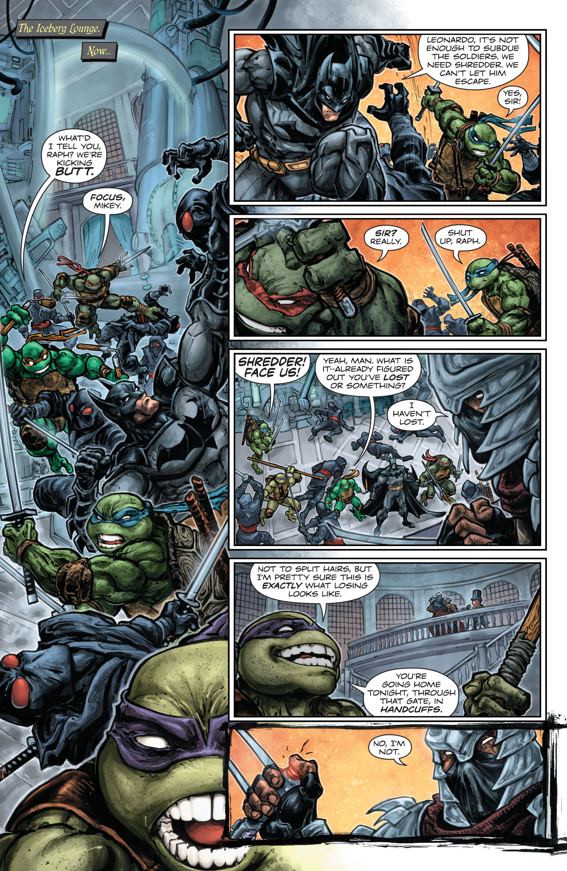 Read online Batman/Teenage Mutant Ninja Turtles comic -  Issue #3 - 16
