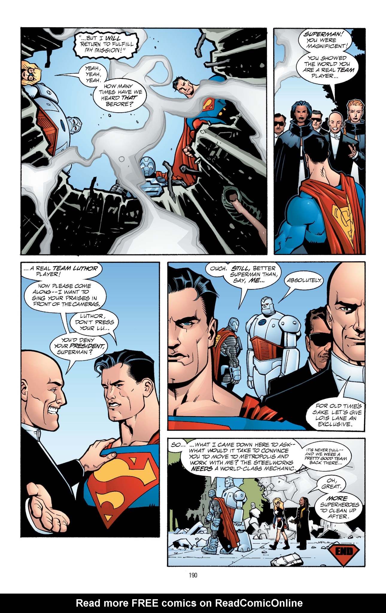 Read online Superman: President Luthor comic -  Issue # TPB - 181