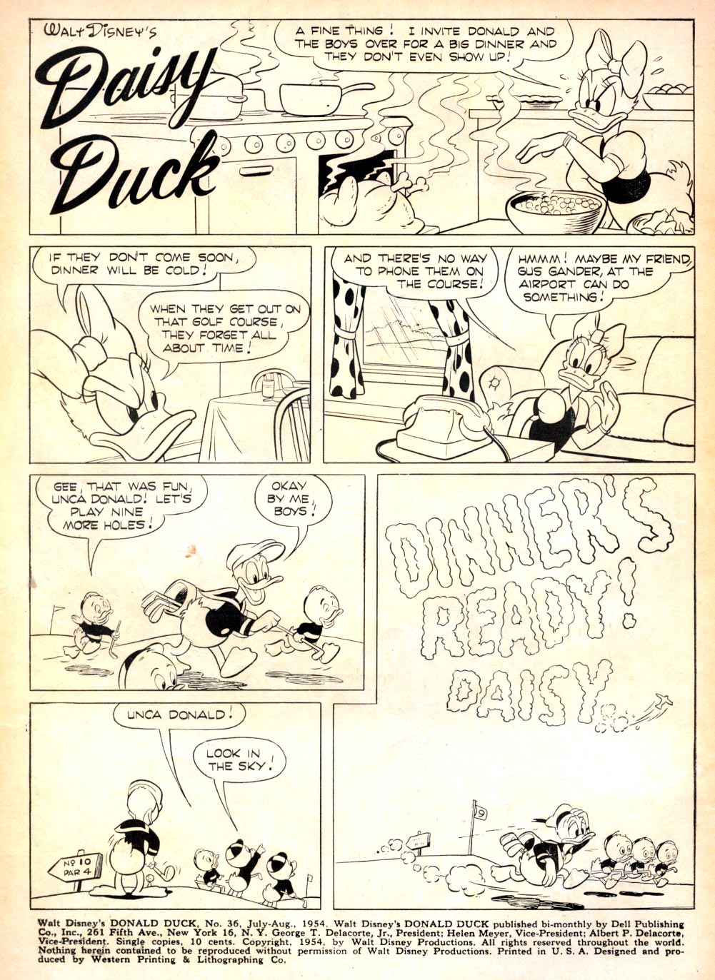 Read online Walt Disney's Donald Duck (1952) comic -  Issue #36 - 2