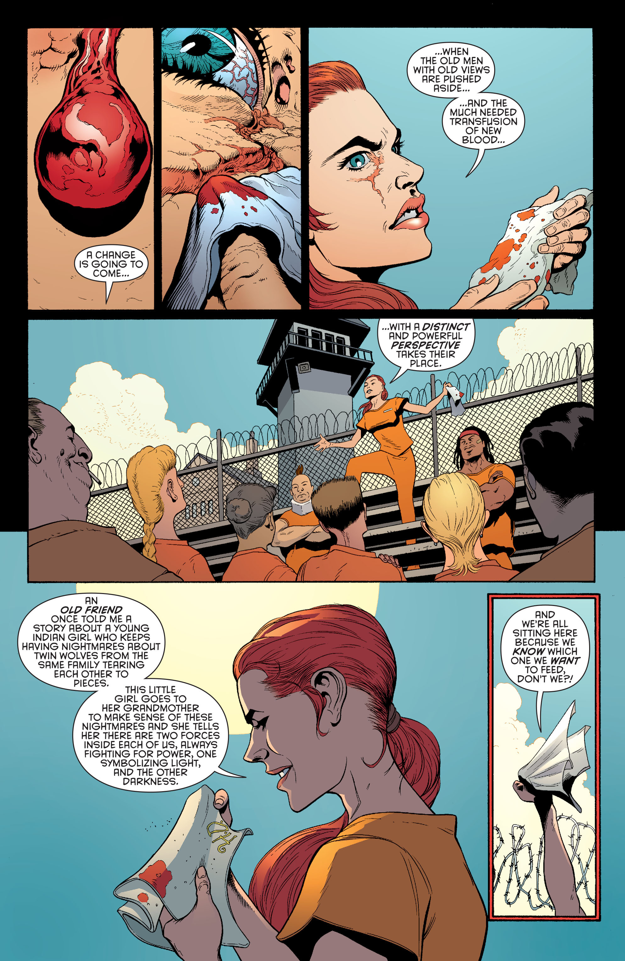 Read online Batman and Robin (2011) comic -  Issue #28 - Batman and Two-Face - 16
