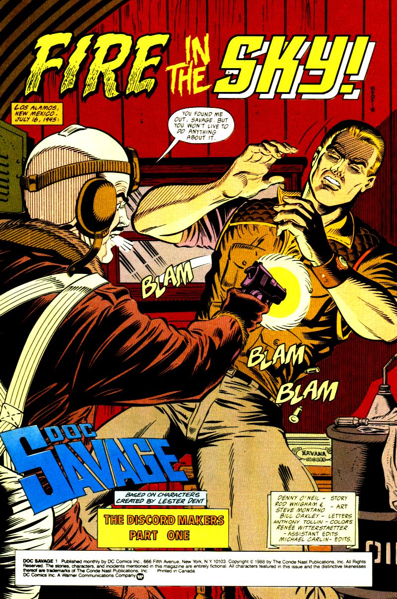 Read online Doc Savage (1988) comic -  Issue #1 - 3