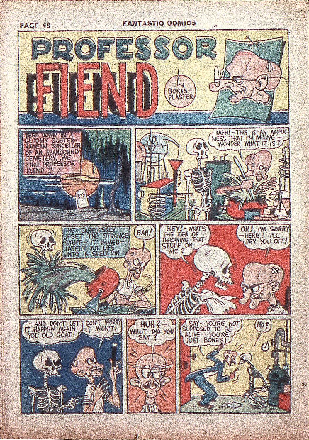 Read online Fantastic Comics comic -  Issue #4 - 49