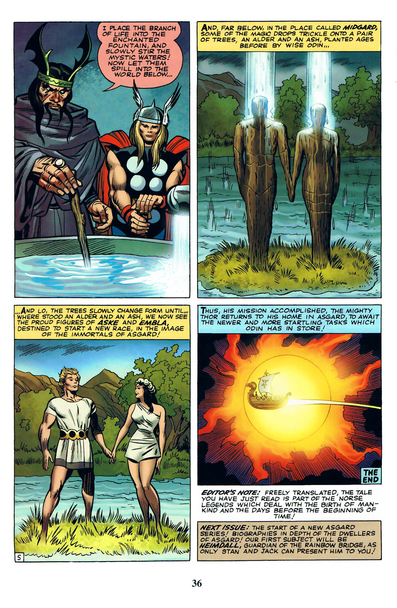 Read online Thor: Tales of Asgard by Stan Lee & Jack Kirby comic -  Issue #1 - 38